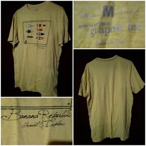 Banana Republic Men's Nautical Graphic Teeshirt